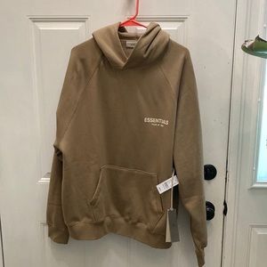Essentials Fear of God Men’s Hoodie in Oak - New with tags